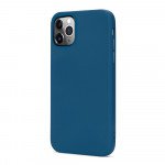 Slim Pro Silicone Full Corner Protection Case for iPhone 12 / iPhone 12 Pro 6.1 inch (Navy Blue)